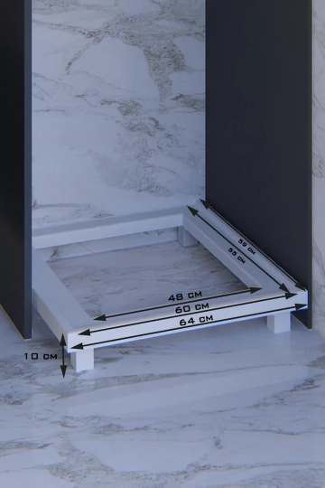 Beyaz Eşya Altlığı Çamaşır, Bulaşık Makinesi Ve Buzdolabı Soba 150 Kg Taşıma Kapasiteli