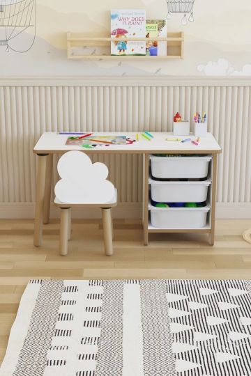 Yüceer Home 3 Çekmeceli Aktivite Masası