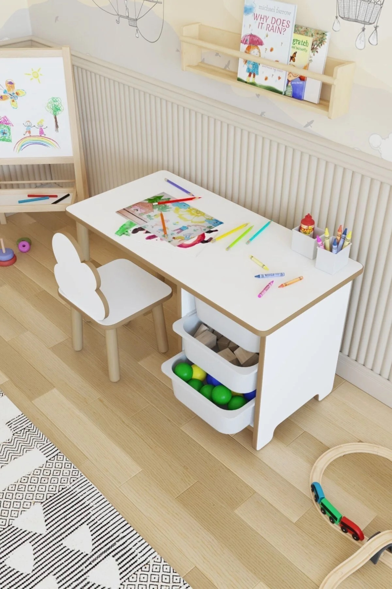 Yüceer Home 3 Çekmeceli Aktivite Masası