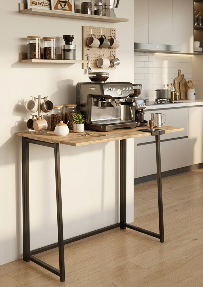 Demköşe Katlanabilir Kahve Köşesi Ve Mini Tezgâh