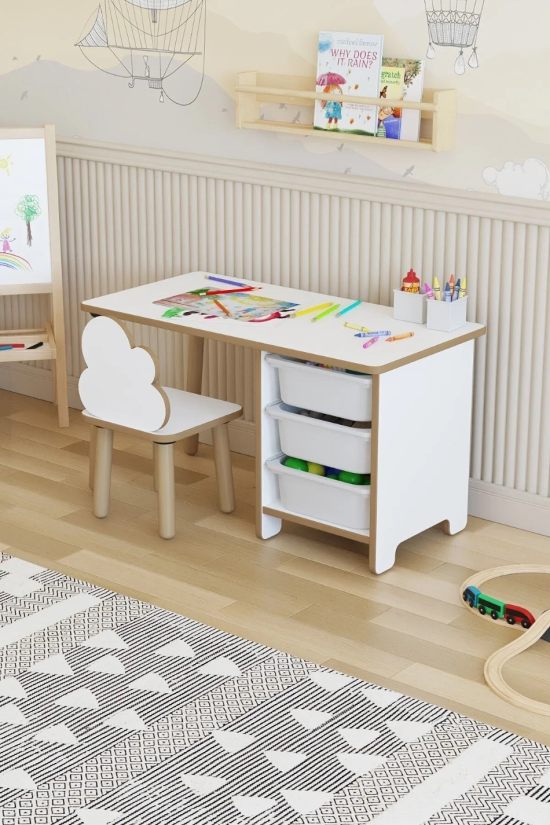 Yüceer Home 3 Çekmeceli Aktivite Masası