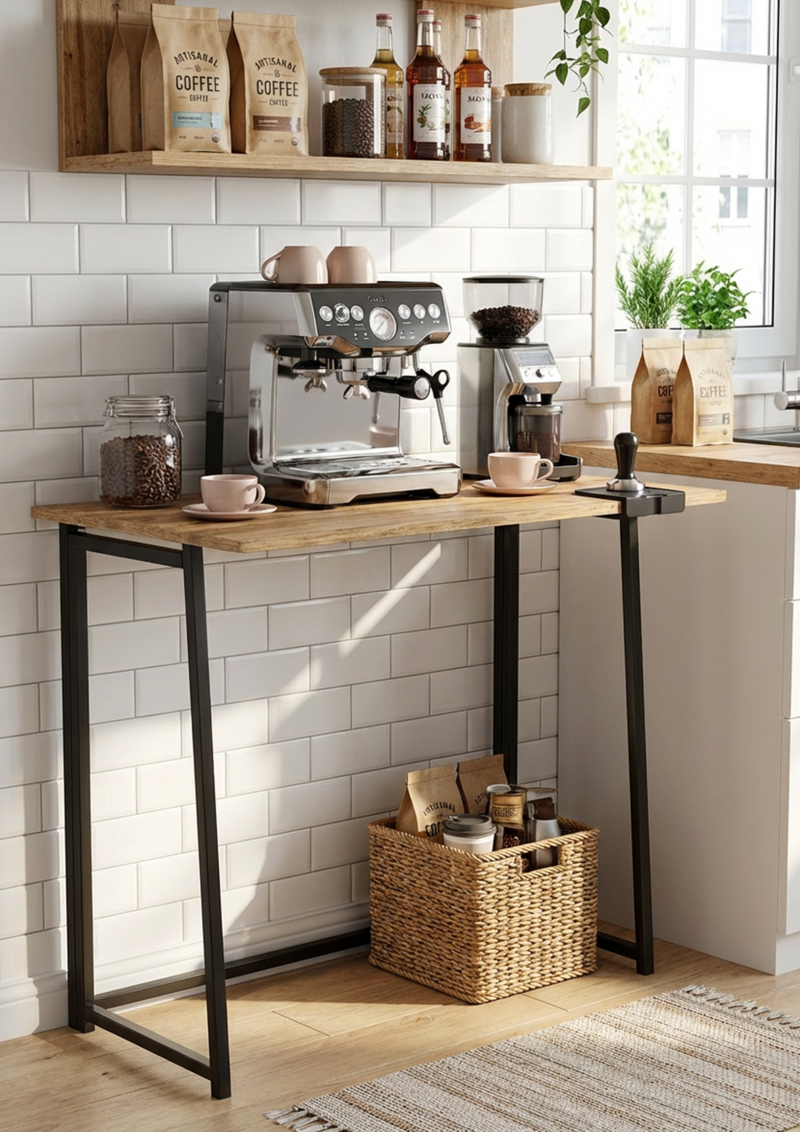 Demköşe Katlanabilir Kahve Köşesi Ve Mini Tezgâh