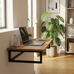 Duvara Monte Katlanabilir Pratik Çalışma Masası Bilgisayar Masası Çizim Masası